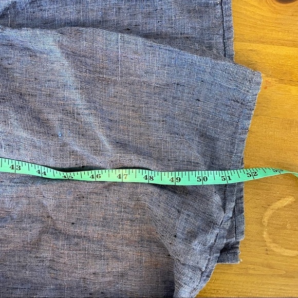 FLAX by Jeanne Engelhart 100% Linen Maxi Dress - Picture 8 of 9